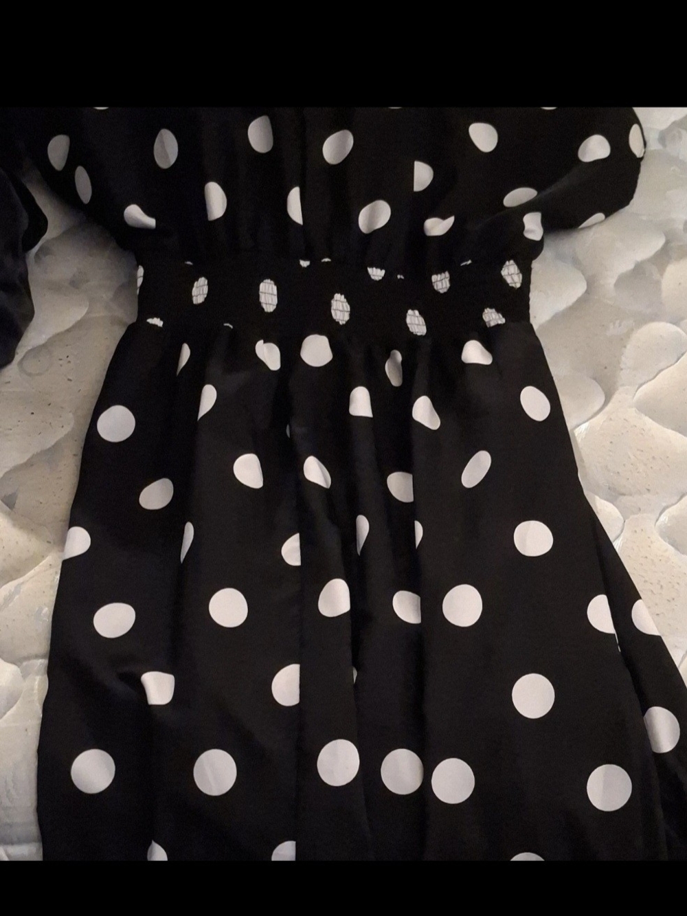 Mlle Gabrielle Black and White Polka Dot Maxi Dress